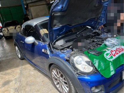 ซ่อมตัวถังรถ mini cooper - อู่ซ่อมรถบีเอ็ม มินิ บางแค